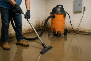 wet basement drain service in Vancouver